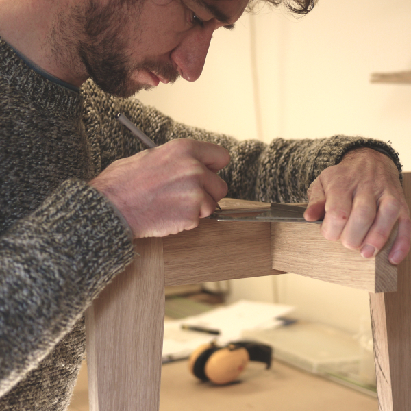 Dom's workshop craft work making a bench seat